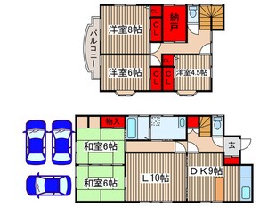 八木が谷HOME１の物件間取画像